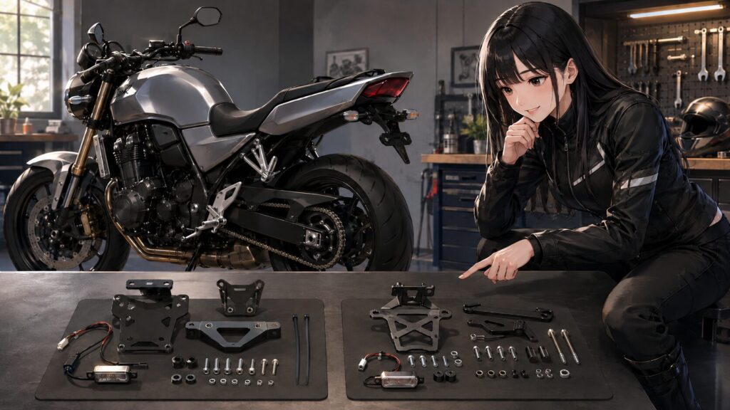 FUKULABとKIJIMAの付属品差