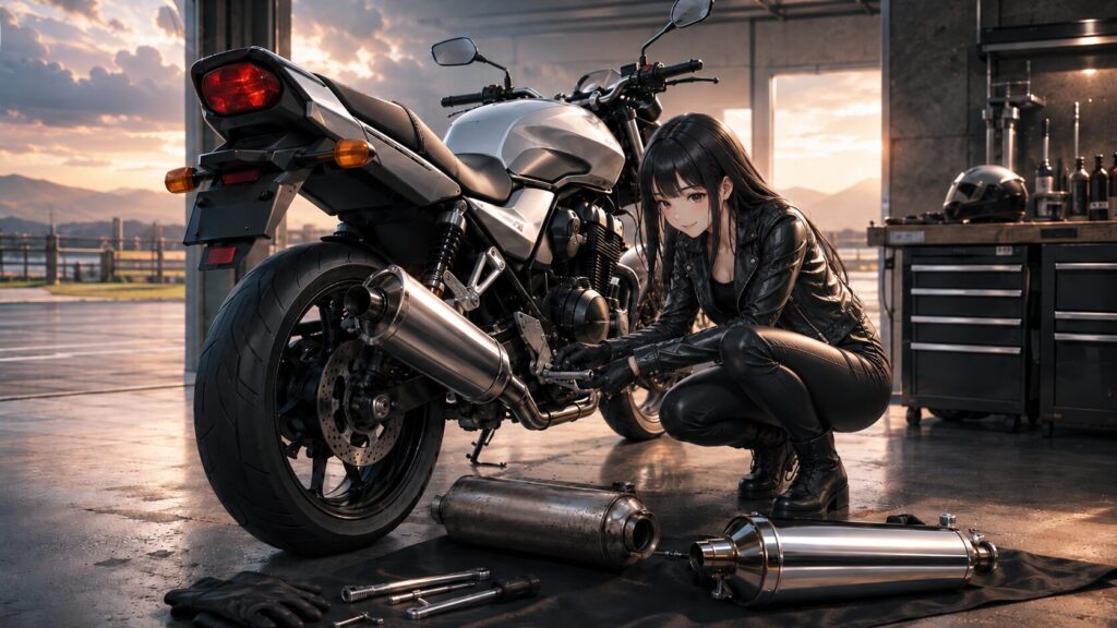 CB1000Fマフラー交換前に知る注意点