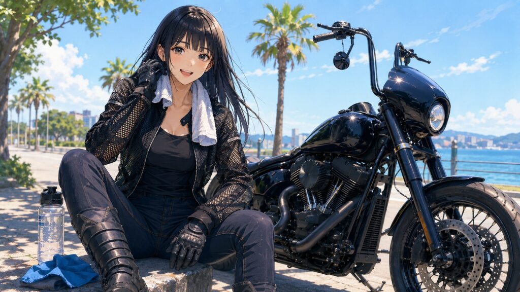夏のライディングウェアと暑さ対策