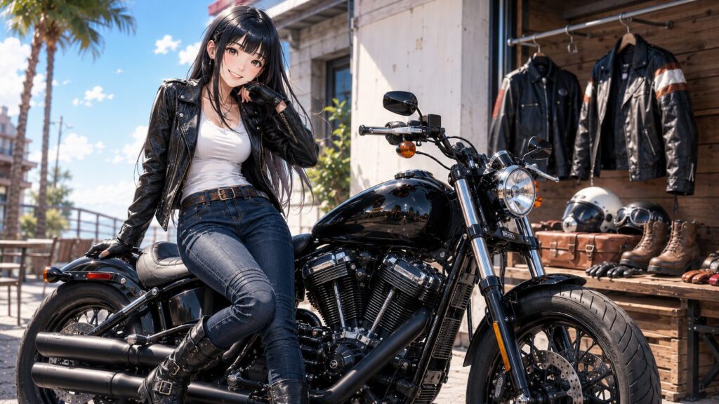 女性ライダー向けバイカーファッションの選び方