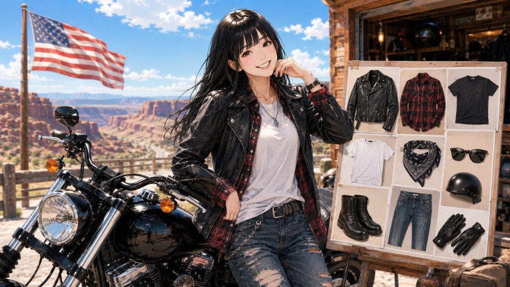 アメリカのハーレー乗りファッションの選び方まとめ