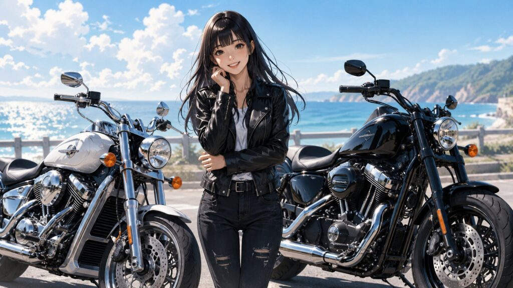 ドラッグスター1100とハーレーはどっちが合うか
