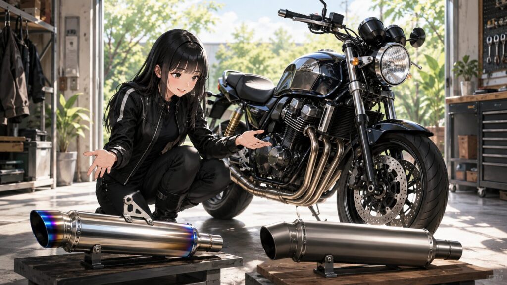 CB1000Fのモリワキマフラー選びと比較