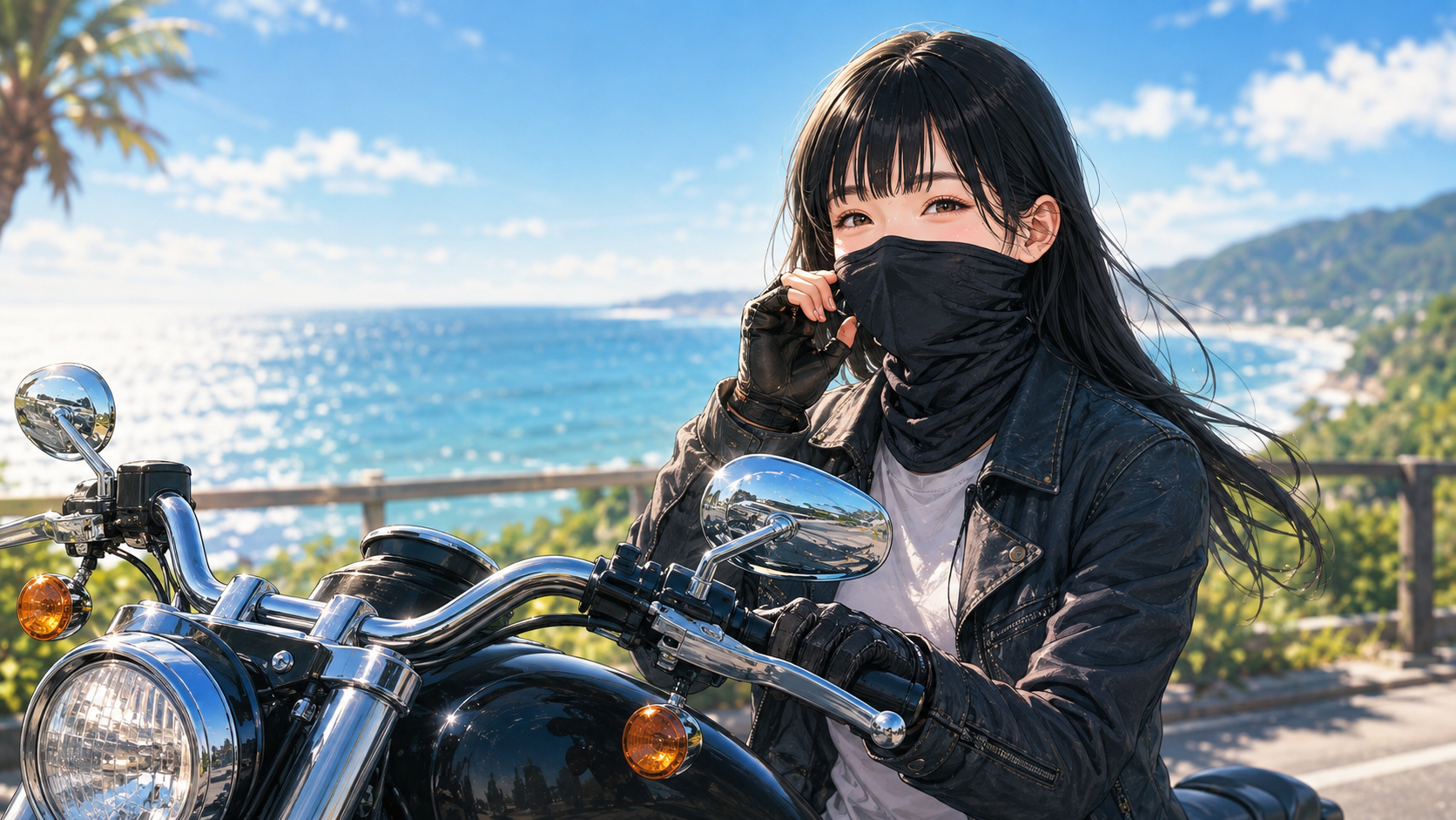 ハーレーの夏用フェイスマスク選びと暑さ対策完全ガイド