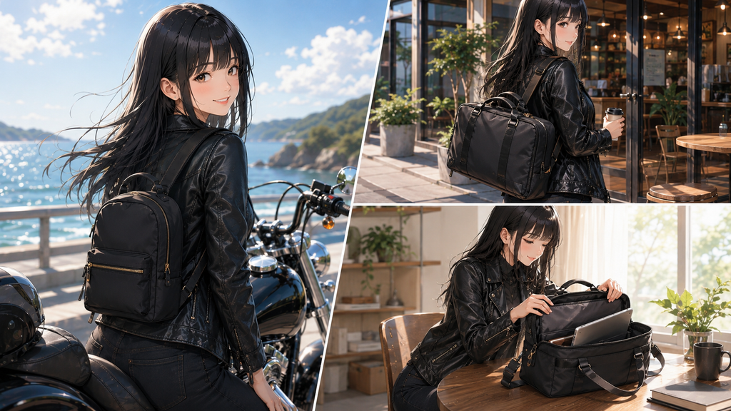 ミニバックパックと3WAYバッグの活用法