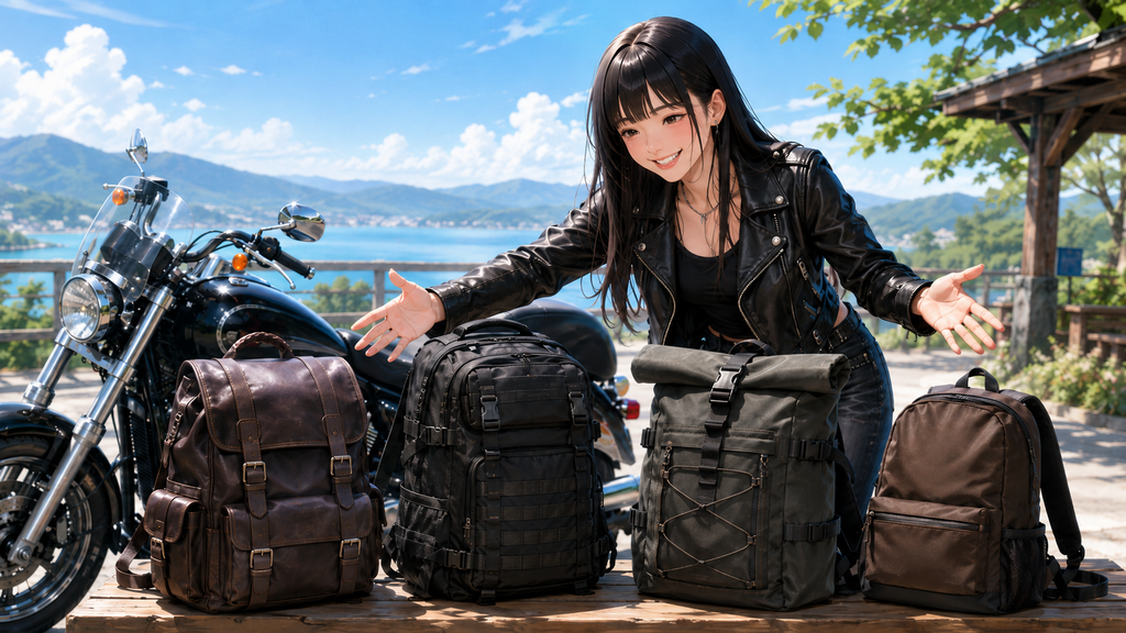 ハーレーダビッドソンのリュック種類と特徴