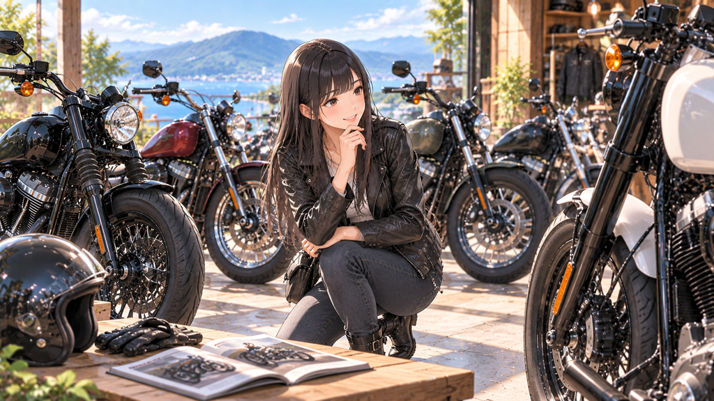 ハーレー女子に人気の車種を自分に合わせて選ぶ