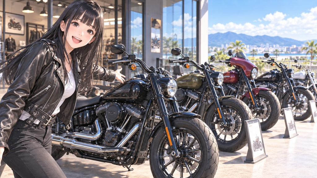 ハーレー女子に人気の車種を現行モデルから比較