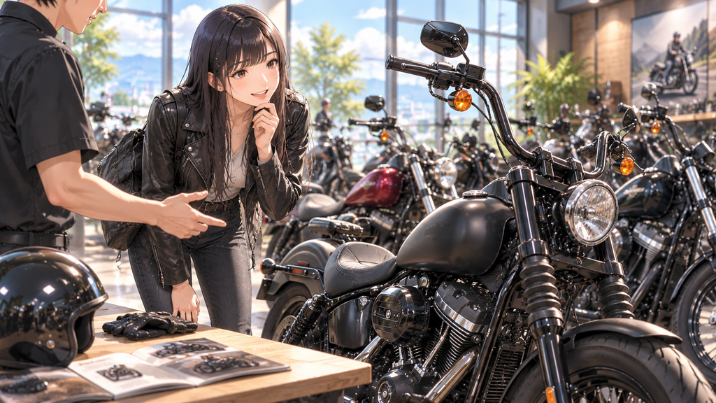 ハーレー女子に人気の車種を選ぶポイントと注意点