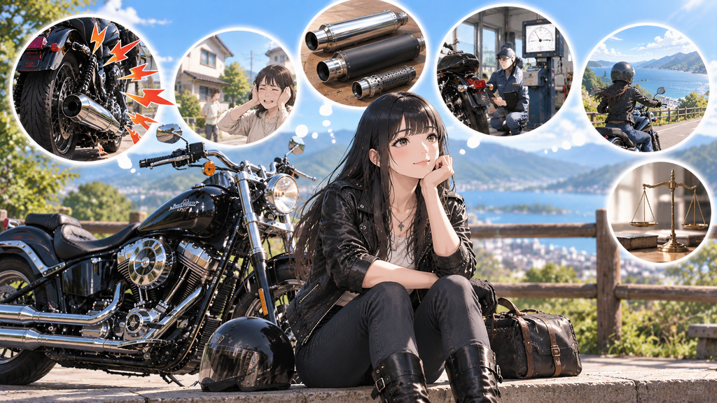 ハーレーがうるさい悩みを総まとめして判断する