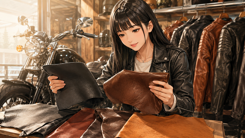 牛革や馬革などレザー素材の違いを確認する