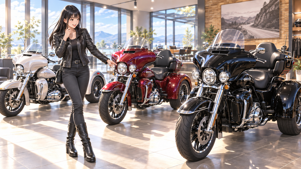 ハーレー三輪の新車価格と現行モデルを徹底比較